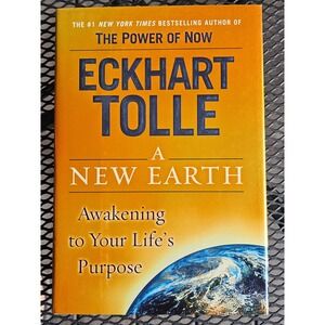A New Earth Awakening to Your Life's Purpose Eckhart Tolle Hardcover Book